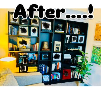 Bookshelf after