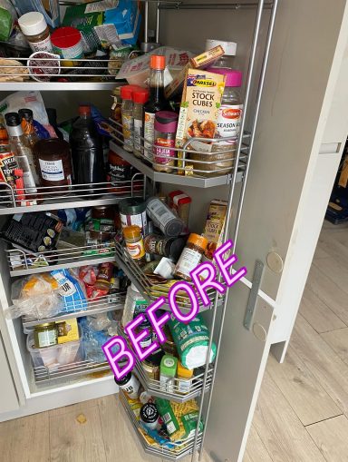 Pantry before